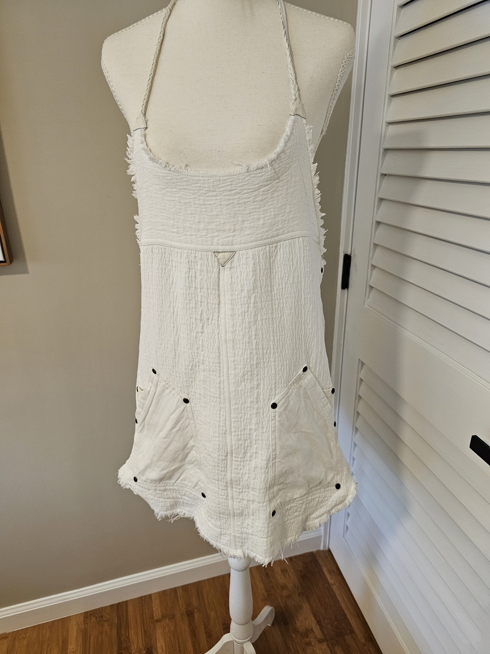 Free People Piña Colada Cotton Tunic Minidress 